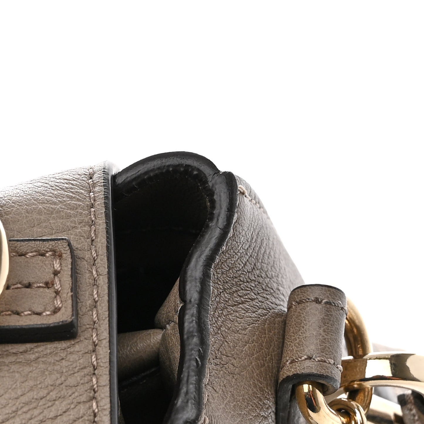 Calfskin Medium Faye Day Shoulder Bag Motty Grey