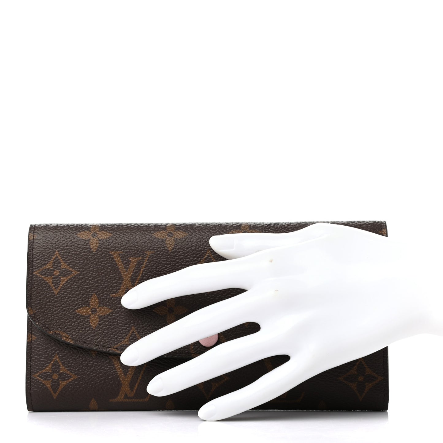 Monogram Emilie Wallet Rose Ballerine