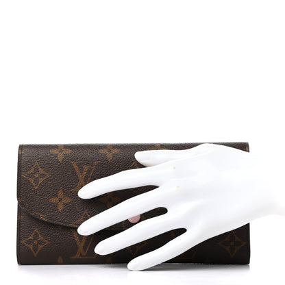 Louis Vuitton Monogram Emilie Wallet Rose Ballerine 2 of 7
