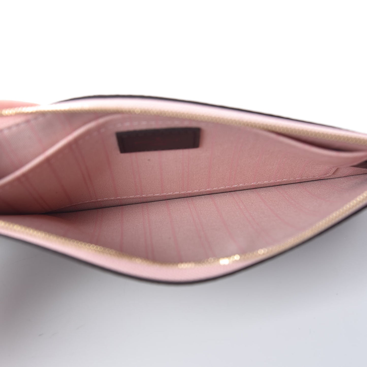 Damier Ebene Neverfull MM GM Pochette Rose Ballerine