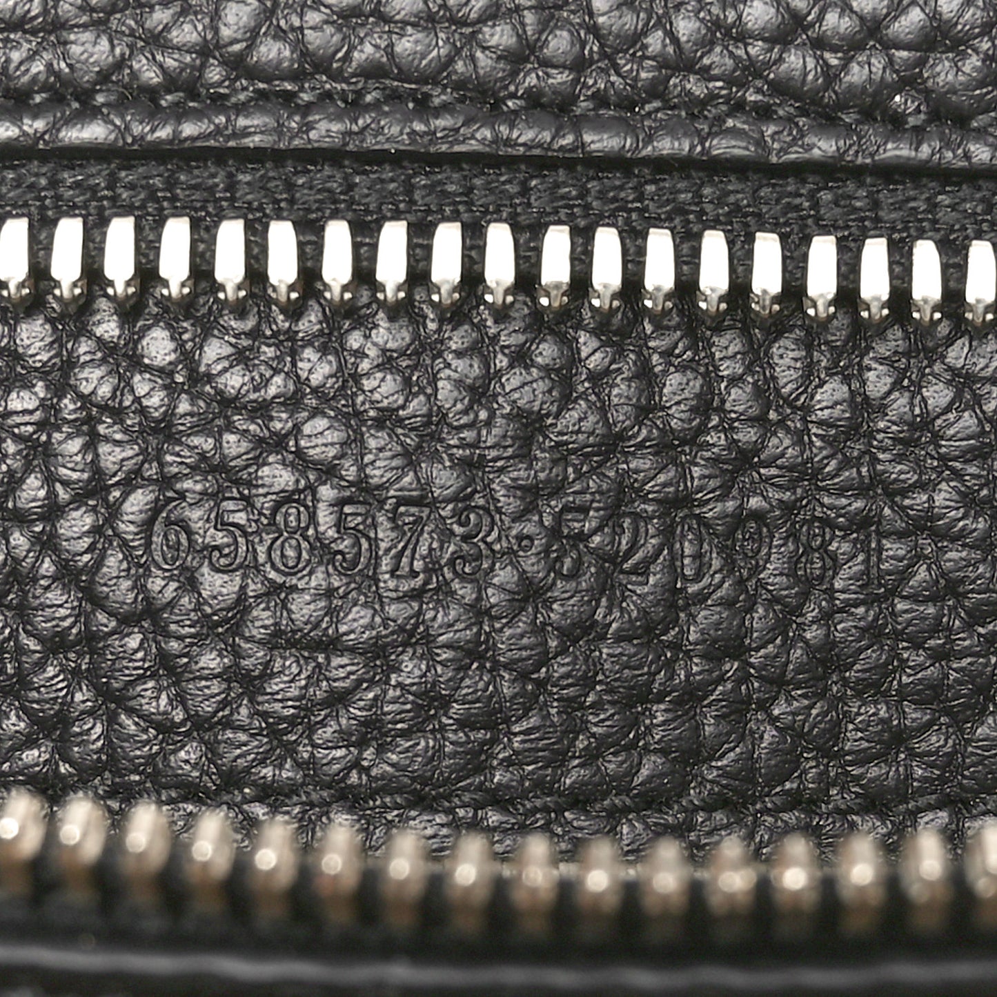 Piuma Calfskin Jumbo GG Embossed Briefcase Black