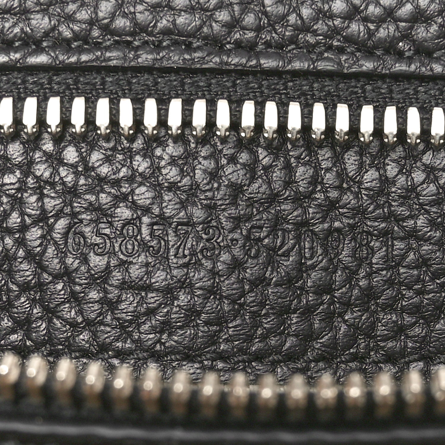Gucci Piuma Calfskin Jumbo GG Embossed Briefcase Black 7 of 10
