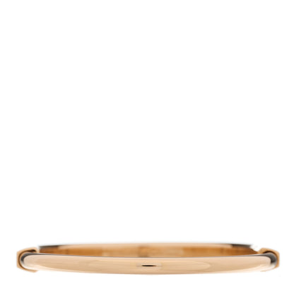 Tiffany 18K Rose Gold Tiffany Lock Bangle Bracelet 2 of 7