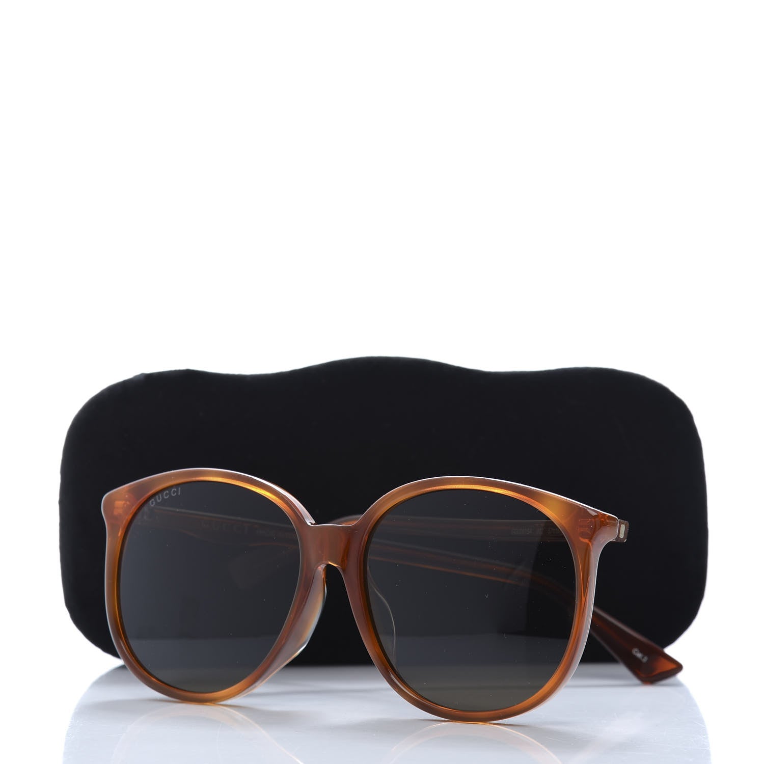 Gucci Acetate Frame Sunglasses GG0261SA Havana 9 of 9