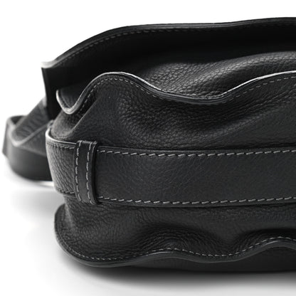 Chloe Calfskin Medium Marcie Round Crossbody Bag Black 10 of 12