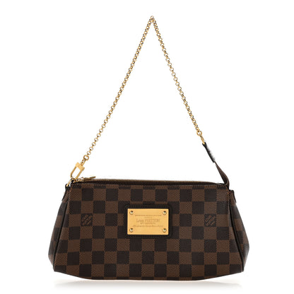 Louis Vuitton Damier Ebene Eva Clutch 1 of 12