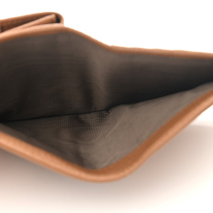 Prada Vitello Daino Small Bi-Fold Wallet Caramel 6 of 9