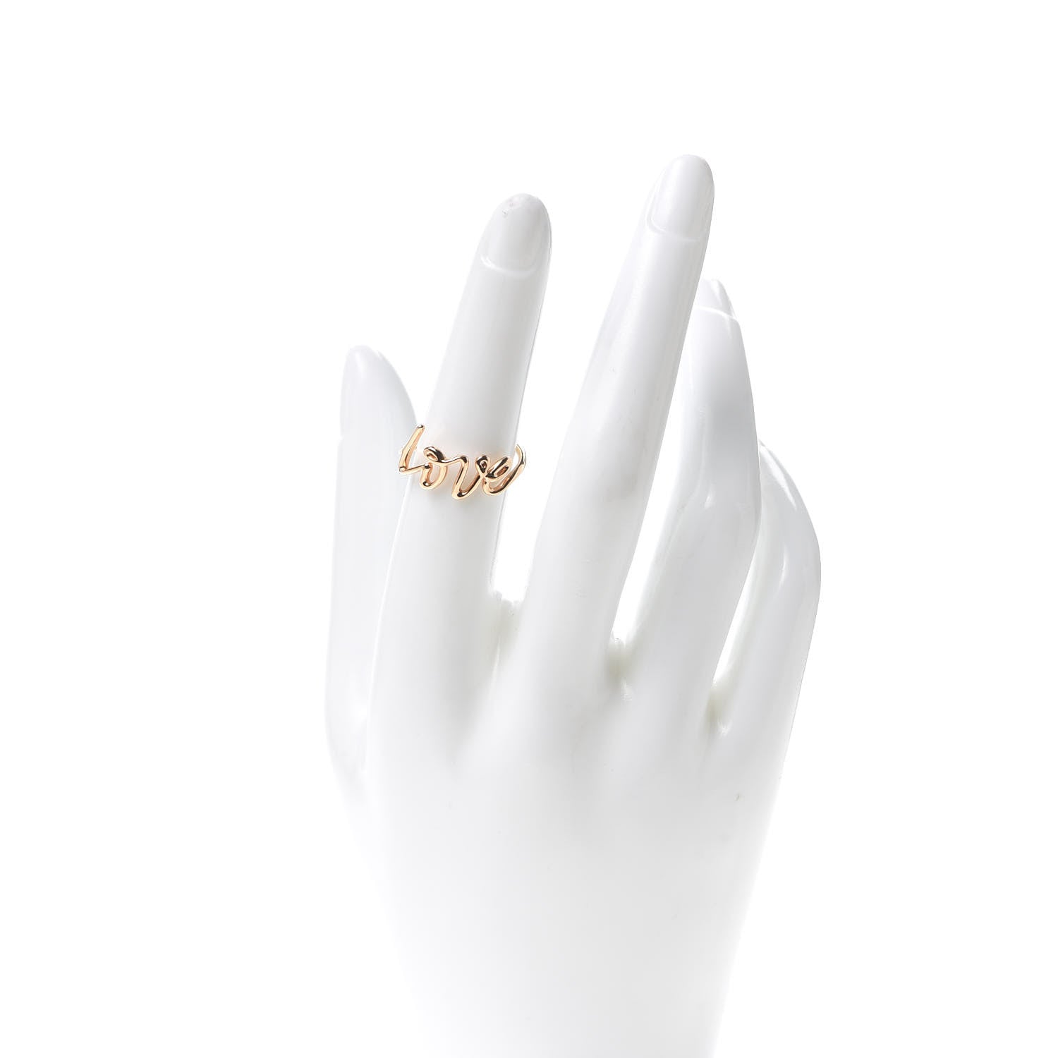 Tiffany 18K Rose Gold Paloma Picasso Graffiti Love Ring 53 6.25 2 of 5