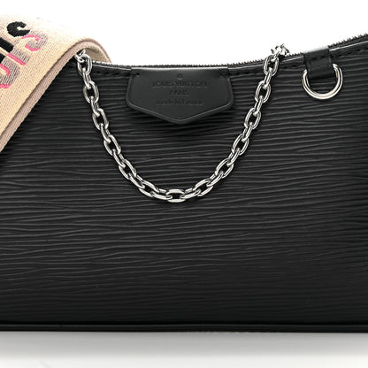 Louis Vuitton Epi Logo Easy Pouch On Strap Black 7 of 10