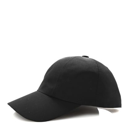 Hermes Cotton Canvas Serena Jump Cap 58 Black 1 of 8
