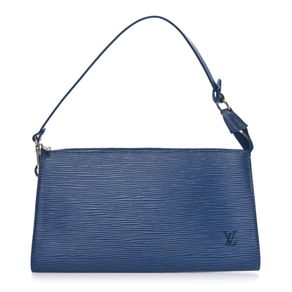 Louis Vuitton Epi Pochette Accessories 24 Myrtille 1 of 9
