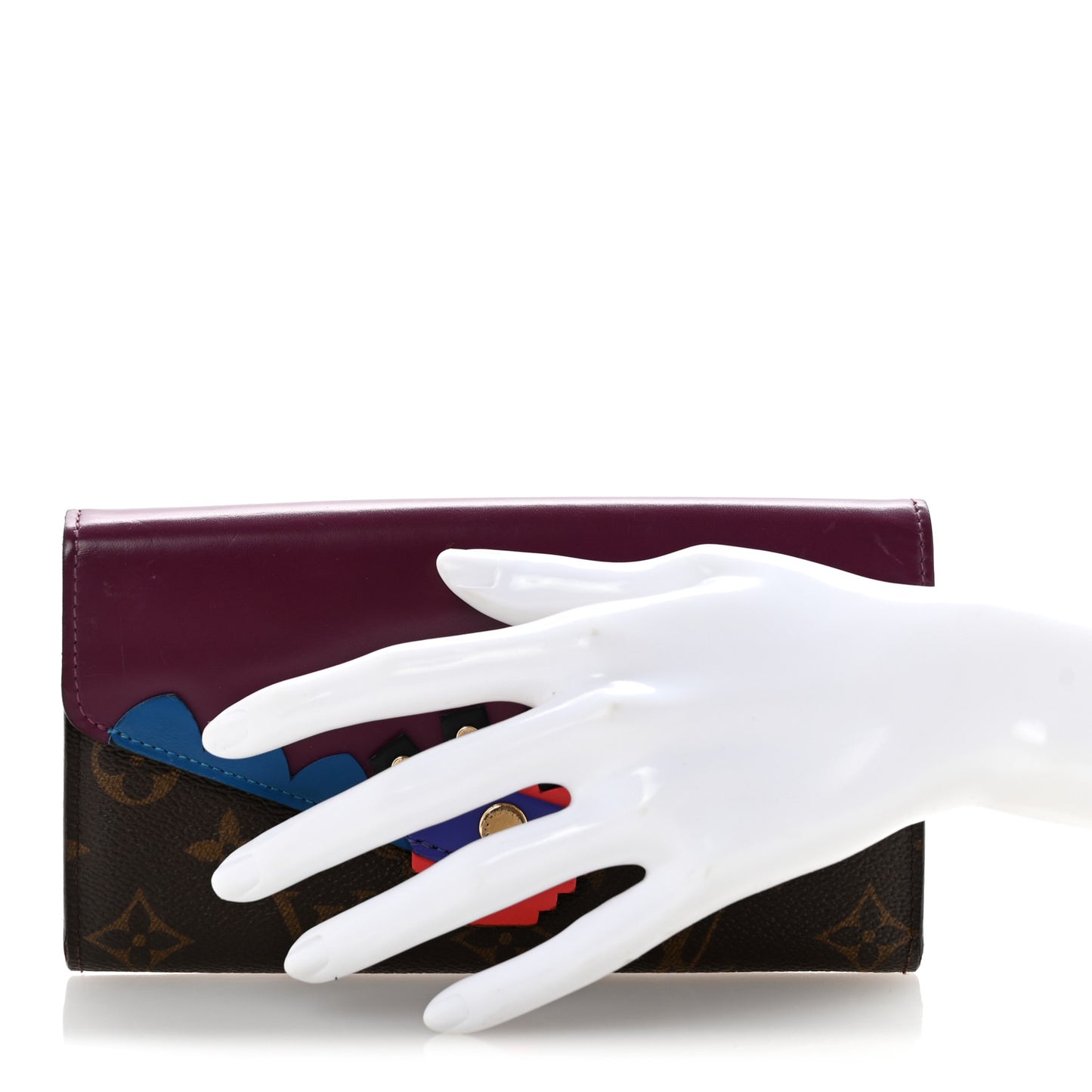 Monogram Totem Sarah Wallet Magenta