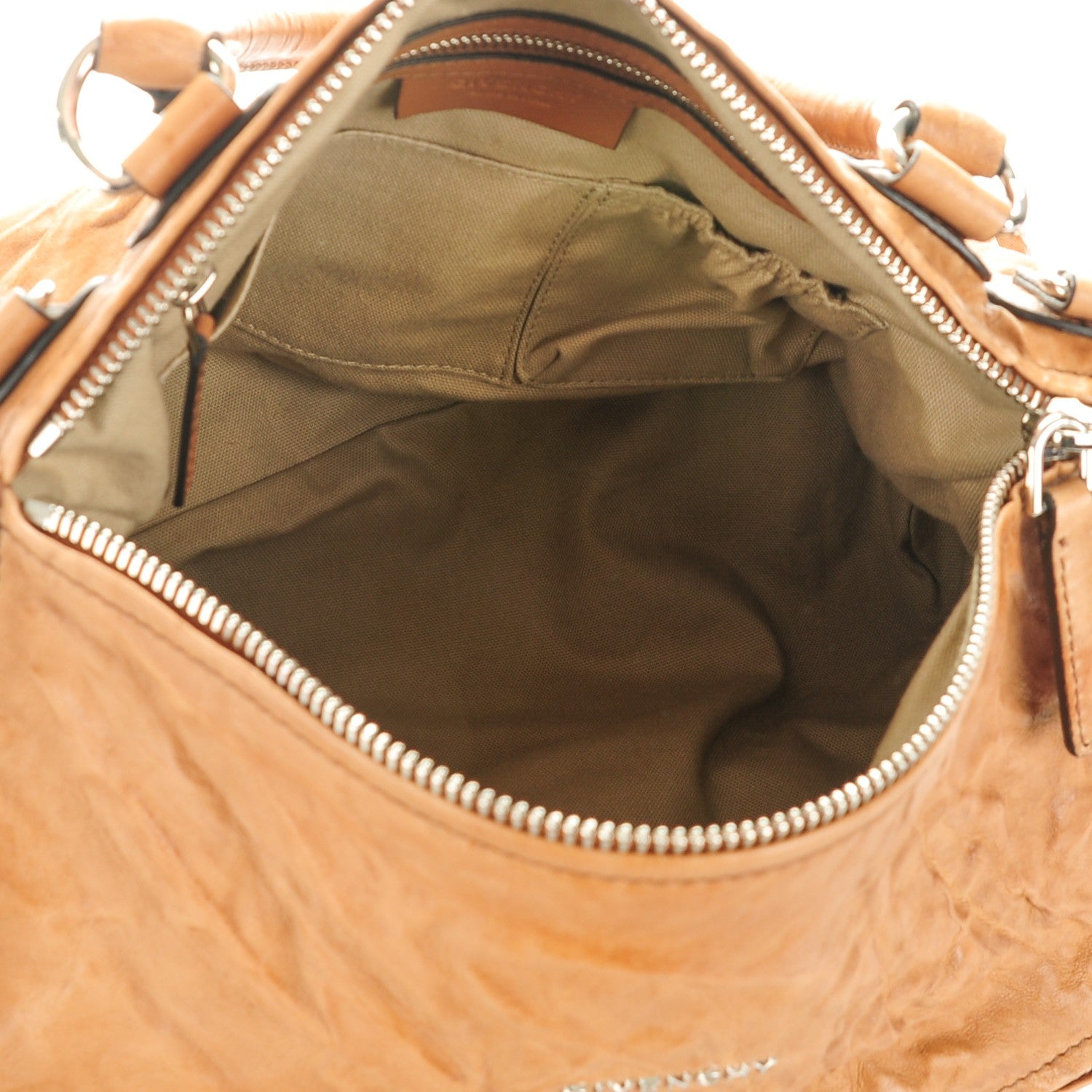 Givenchy Tumbled Sheepskin Medium Pandora Caramel 5 of 7