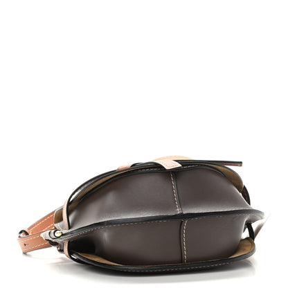 Loewe Calfskin Small Gate Crossbody Bag Oxblood Tan 3 of 10