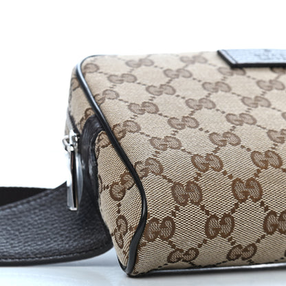 Gucci Monogram Belt Bag Dark Brown 9 of 11