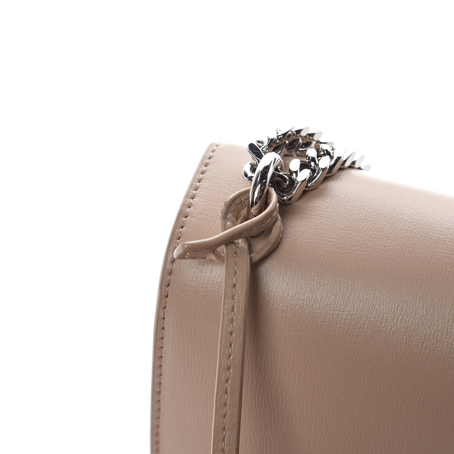 Saint Laurent Calfskin Medium Monogram Sunset Dark Beige 12 of 13