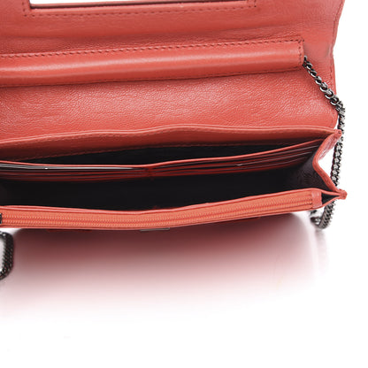 Proenza Schouler Lambskin PS1 Large Chain Wallet Deep Coral 5 of 12