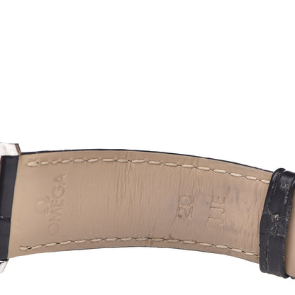 Omega Stainless Steel Alligator 39mm Prestige Co-Axial De Ville Power Reserve Automatic Watch Black 424.13.40.21.01.001 7 of 10
