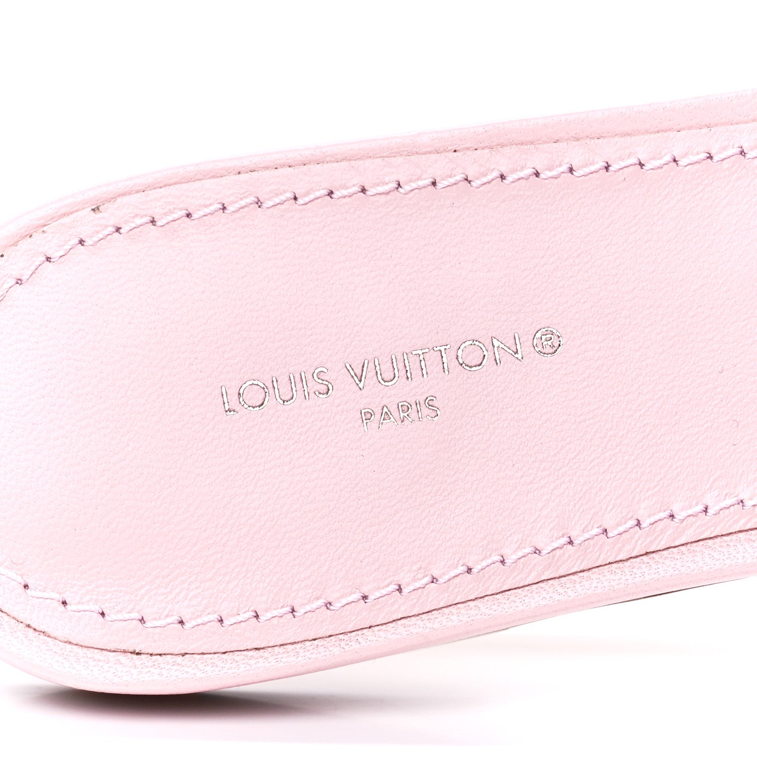 Louis Vuitton Lambskin Embossed Monogram Revival Flat Mules 39 Rose Clair 7 of 8