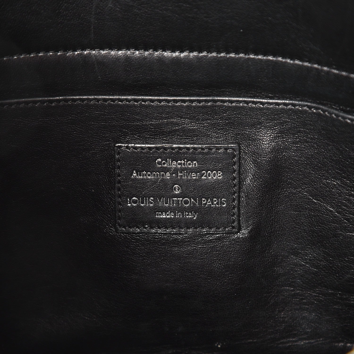 Louis Vuitton Python Perfore Lutece Bag Black 6 of 7