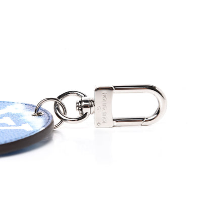 Louis Vuitton Monogram Escale Bag Charm Key Holder Blue 3 of 5