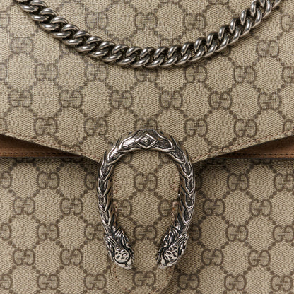 Gucci GG Supreme Monogram Medium Dionysus Shoulder Bag Taupe 8 of 10