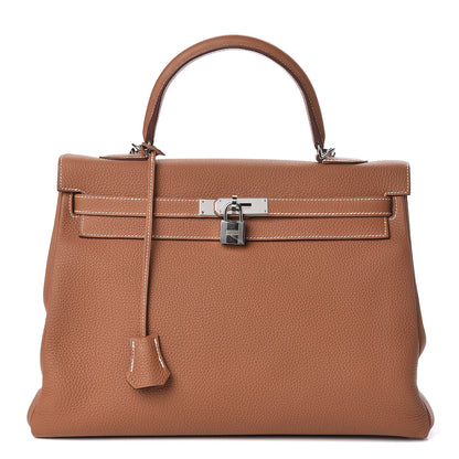 Hermes Togo Kelly Retourne 35 Gold 1 of 37