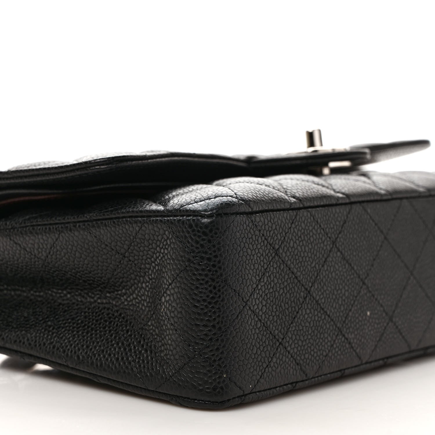 Chanel Caviar Quilted Medium Double Flap Black 8 of 10