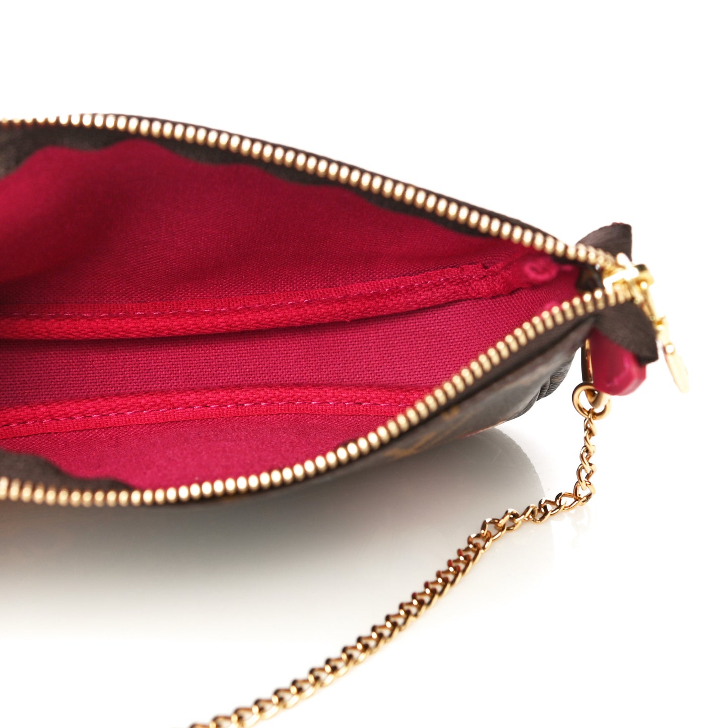 Monogram 2020 Christmas Animation Roller Coaster Mini Pochette Accessories Pivoine