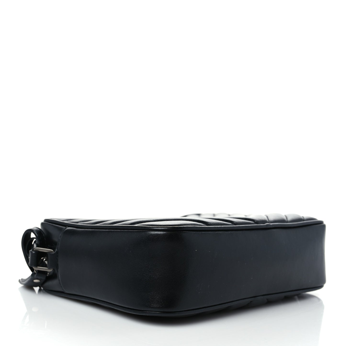 Calfskin Matelasse Monogram Lou Camera Bag Black