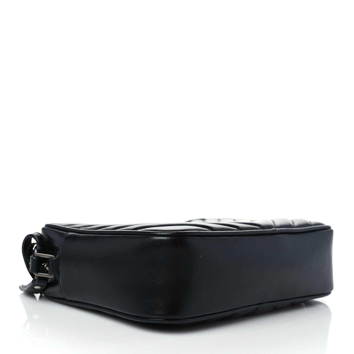Saint Laurent Calfskin Matelasse Monogram Lou Camera Bag Black 4 of 9