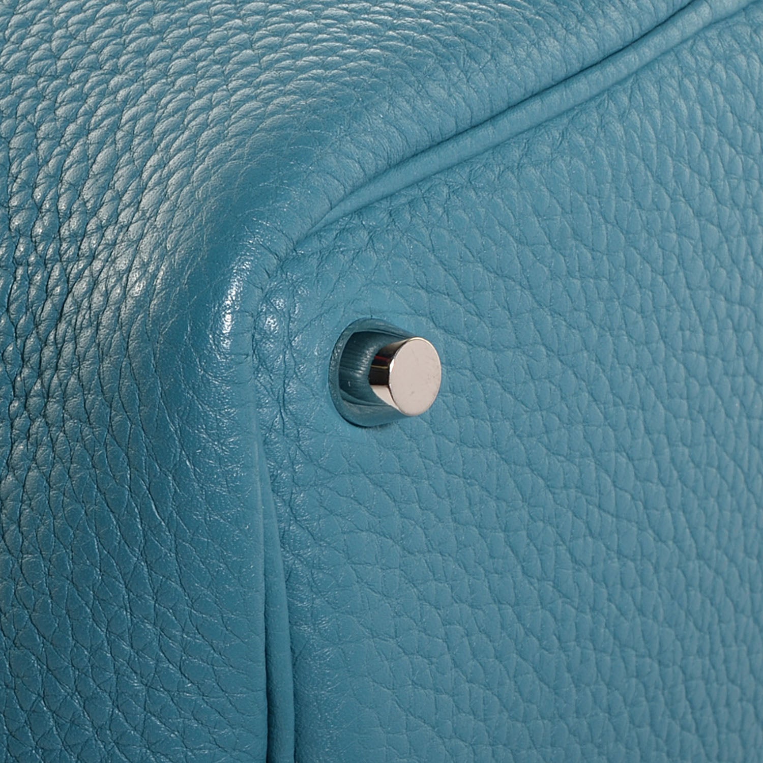 Hermes Taurillon Clemence Picotin Lock 18 PM Blue Jean 12 of 13