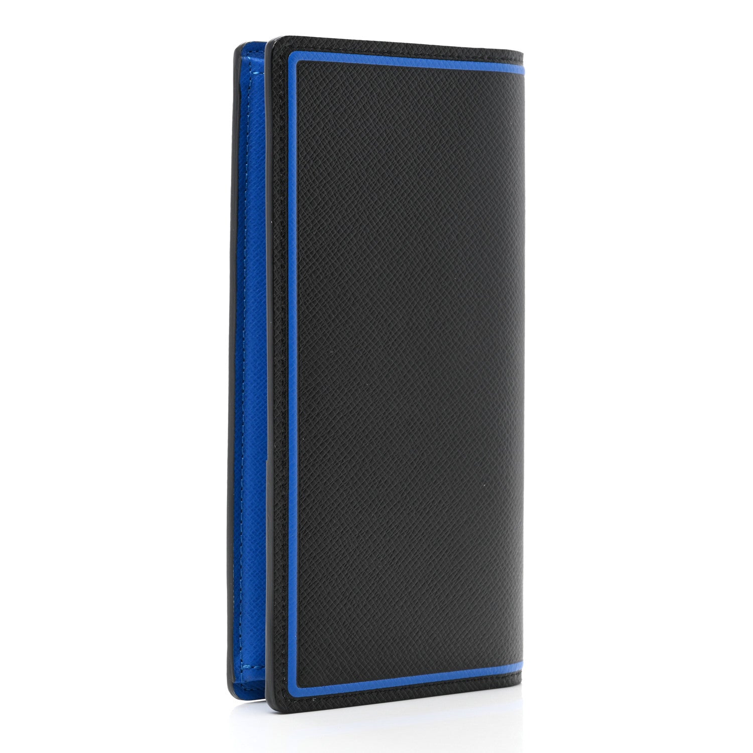 Louis Vuitton Taiga Portofeuil Brazza Wallet Black Blue 3 of 7