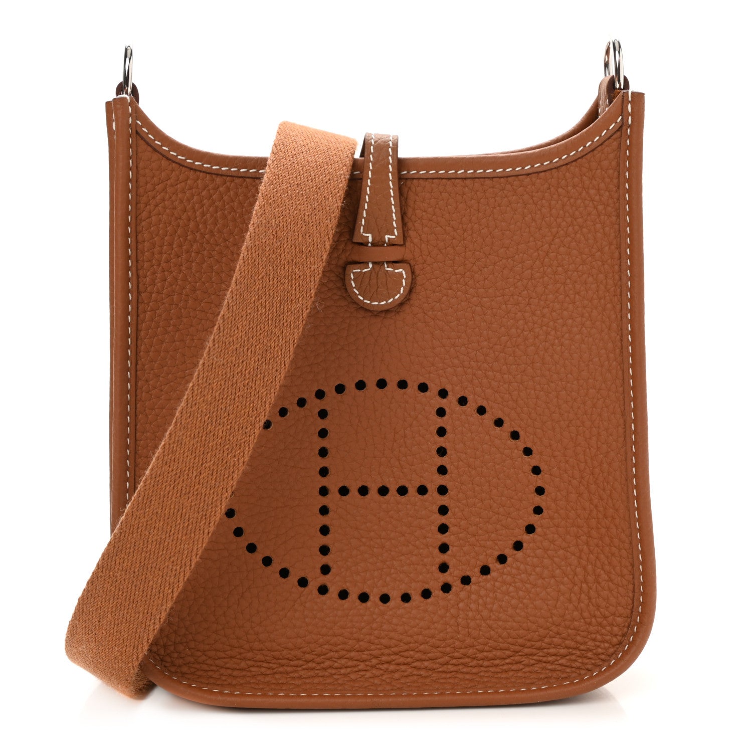 Hermes Taurillon Clemence Evelyne TPM Gold 1 of 12