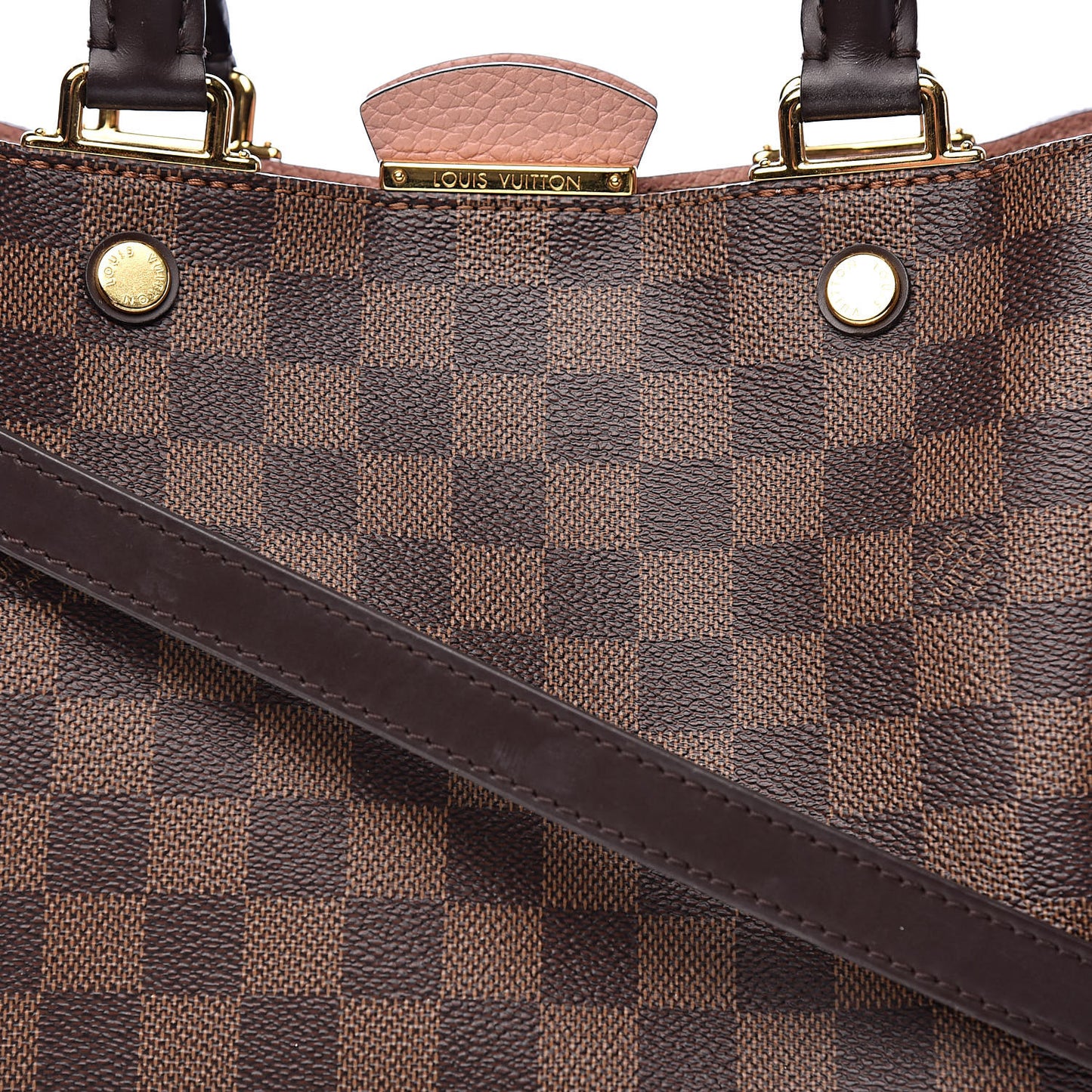 Damier Ebene Cuir Taurillon Brittany Magnolia