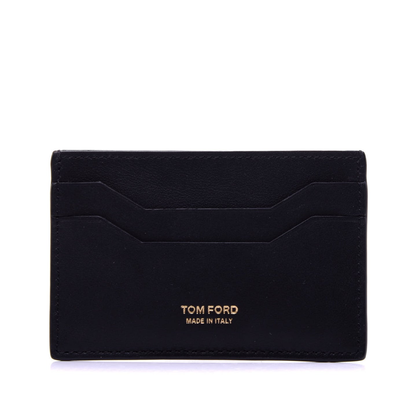 Calfskin Card Holder Black