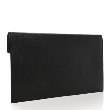 Saint Laurent Grain De Poudre Uptown Pouch Black 4 of 8