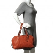 Vitello Daino Bauletto Bowler Rame