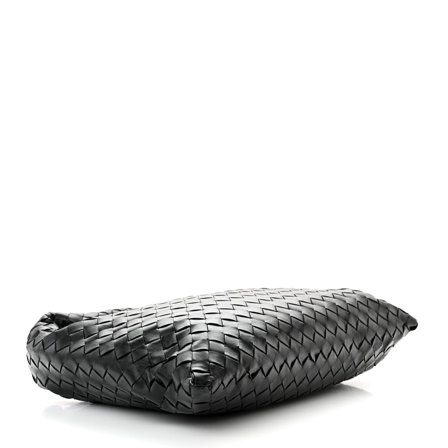 Calfskin Intrecciato Small Hop Black