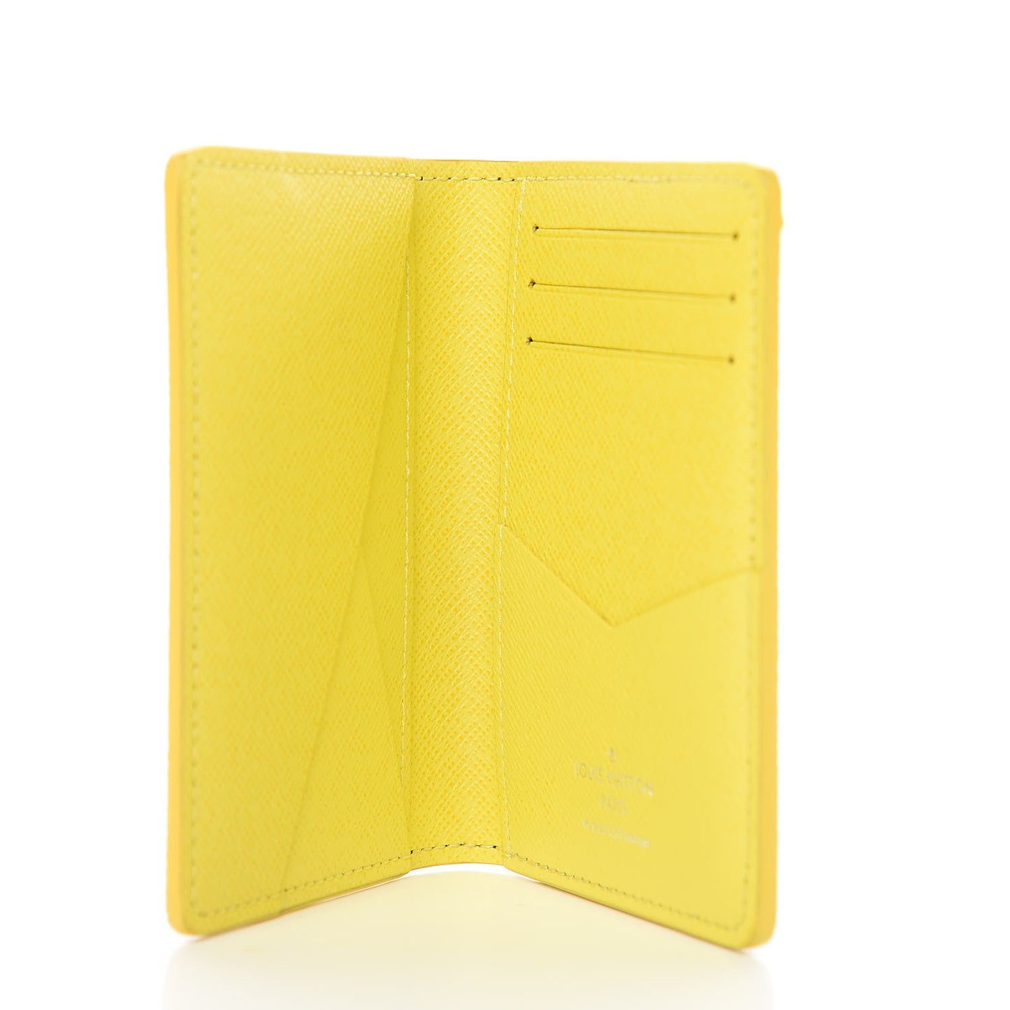 Damier Graphite Logo Pocket Organizer Yellow