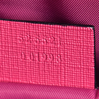 Gucci GG Supreme Monogram Kid's Bat Top Handle Bag Pink 7 of 8