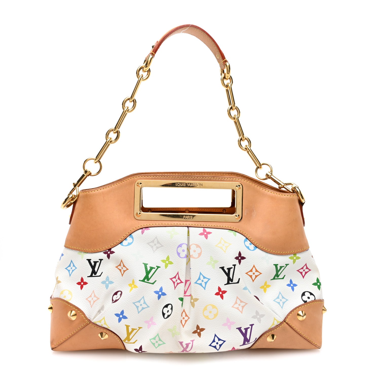 Louis Vuitton Monogram Multicolor Judy MM White 1 of 12