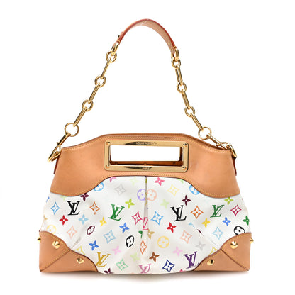 Louis Vuitton Monogram Multicolor Judy MM White 1 of 12