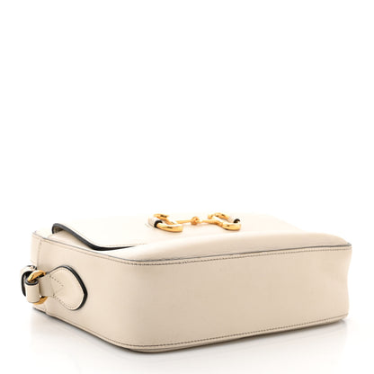 Gucci Azalea Calfskin Small Horsebit 1955 Shoulder Bag Mystic White 4 of 15