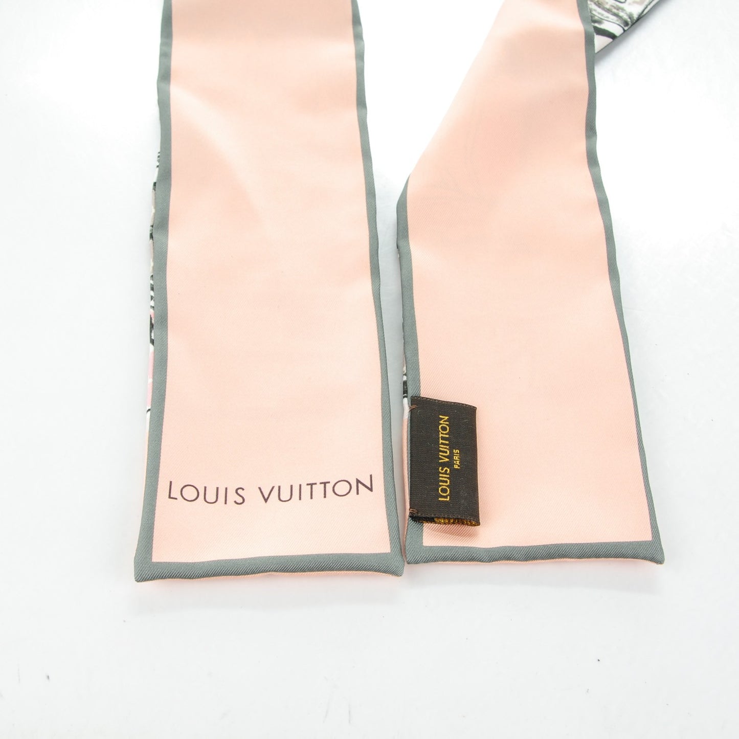 Silk Monogram Trunks Bandeau Rose Poudre