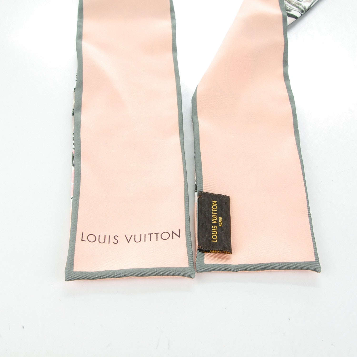 Louis Vuitton Silk Monogram Trunks Bandeau Rose Poudre 4 of 6