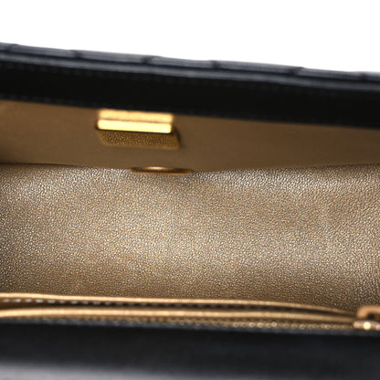 Chanel Lambskin Quilted Mini Sweet Camellia Flap Black 5 of 11