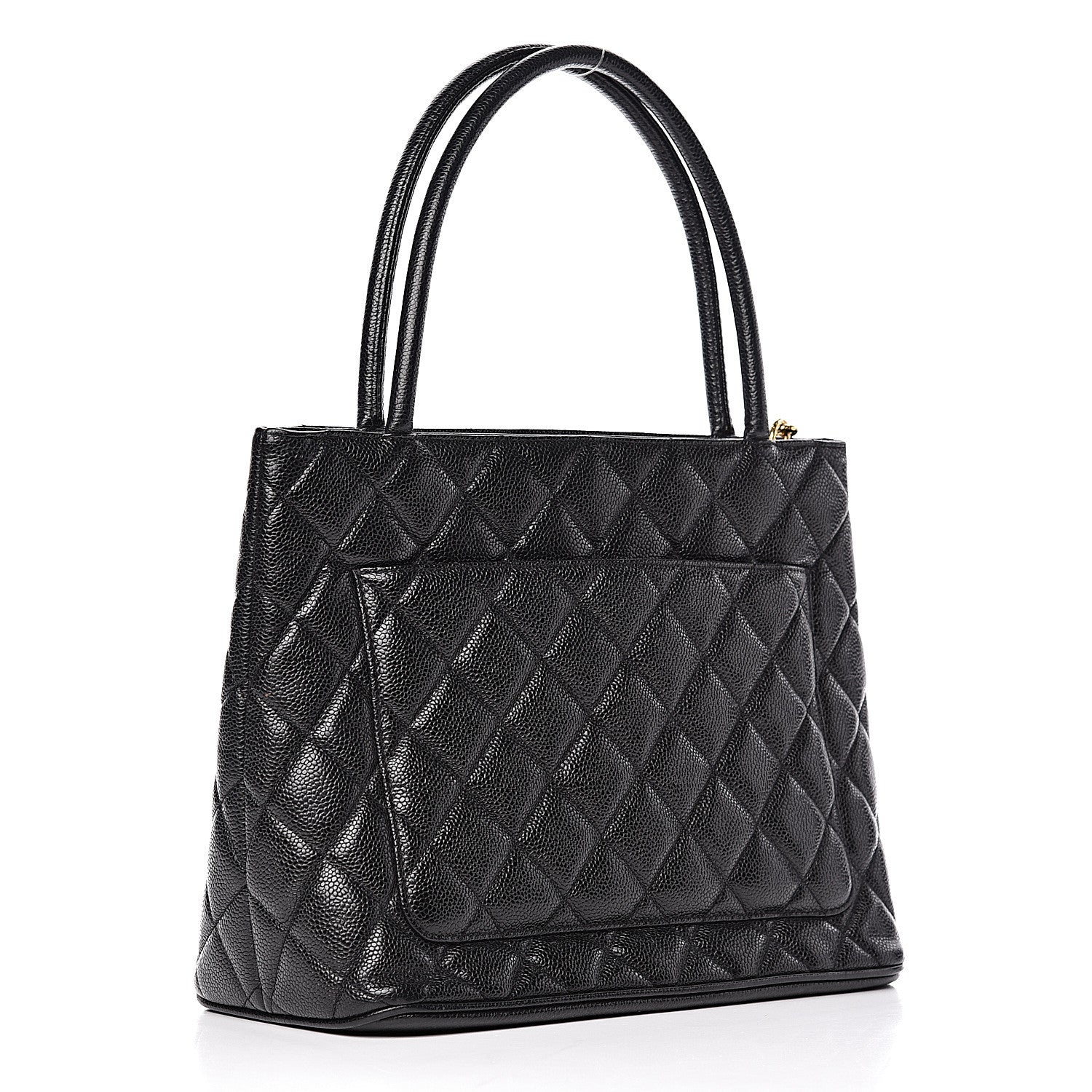 Chanel Caviar Quilted Medallion Tote Black 3 of 13