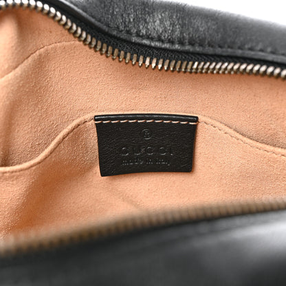 Gucci Calfskin Matelasse Studded Small Pearly GG Marmont Chain Shoulder Bag Black 6 of 10