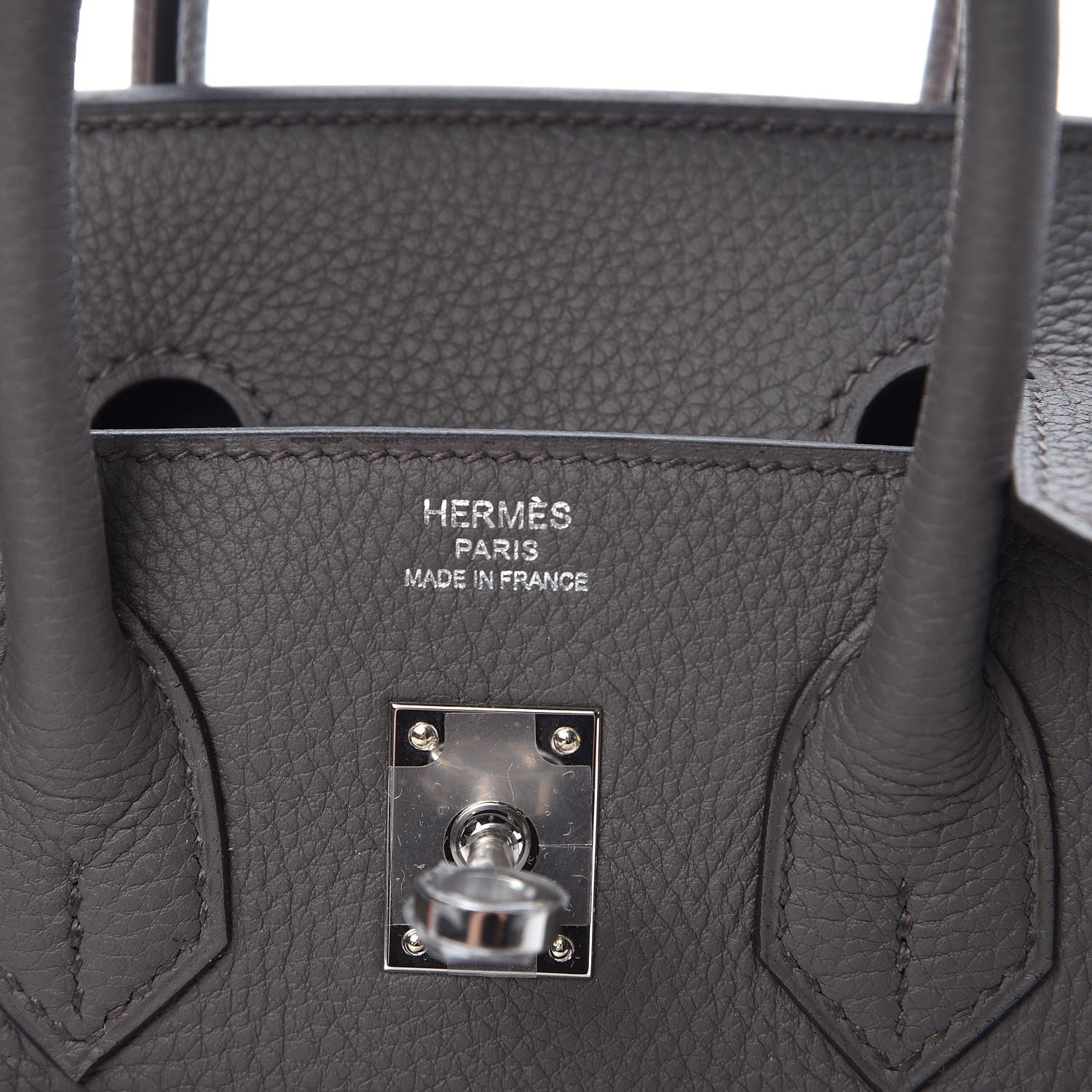 Hermes Togo Birkin 25 Etain 6 of 8